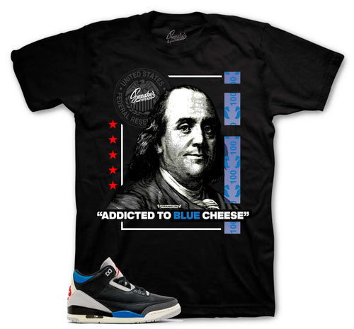 Retro 3 Rare Air Blue Cheese Shirt