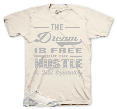 Retro 3 Sail Cement Grey Sold Separately Shirt