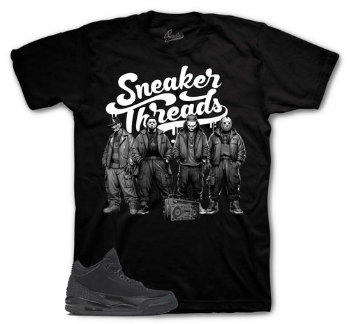 Retro 3 Black Cat Killa Squad Shirt