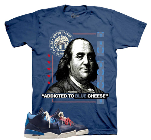 Retro 3 Sports Renaissance Blue Cheese Shirt