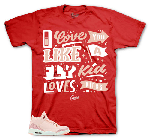 Retro 3 "Treat Yourself" Love Kicks Shirt
