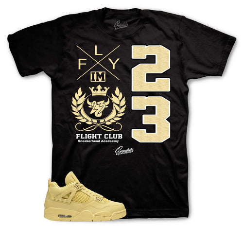 Flight Crest Graphic T-Shirt | Matches Jordan 1 Amazonia Lemonade
