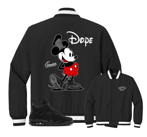 Retro 4 Black Cat Kickin It Insulated Jacket