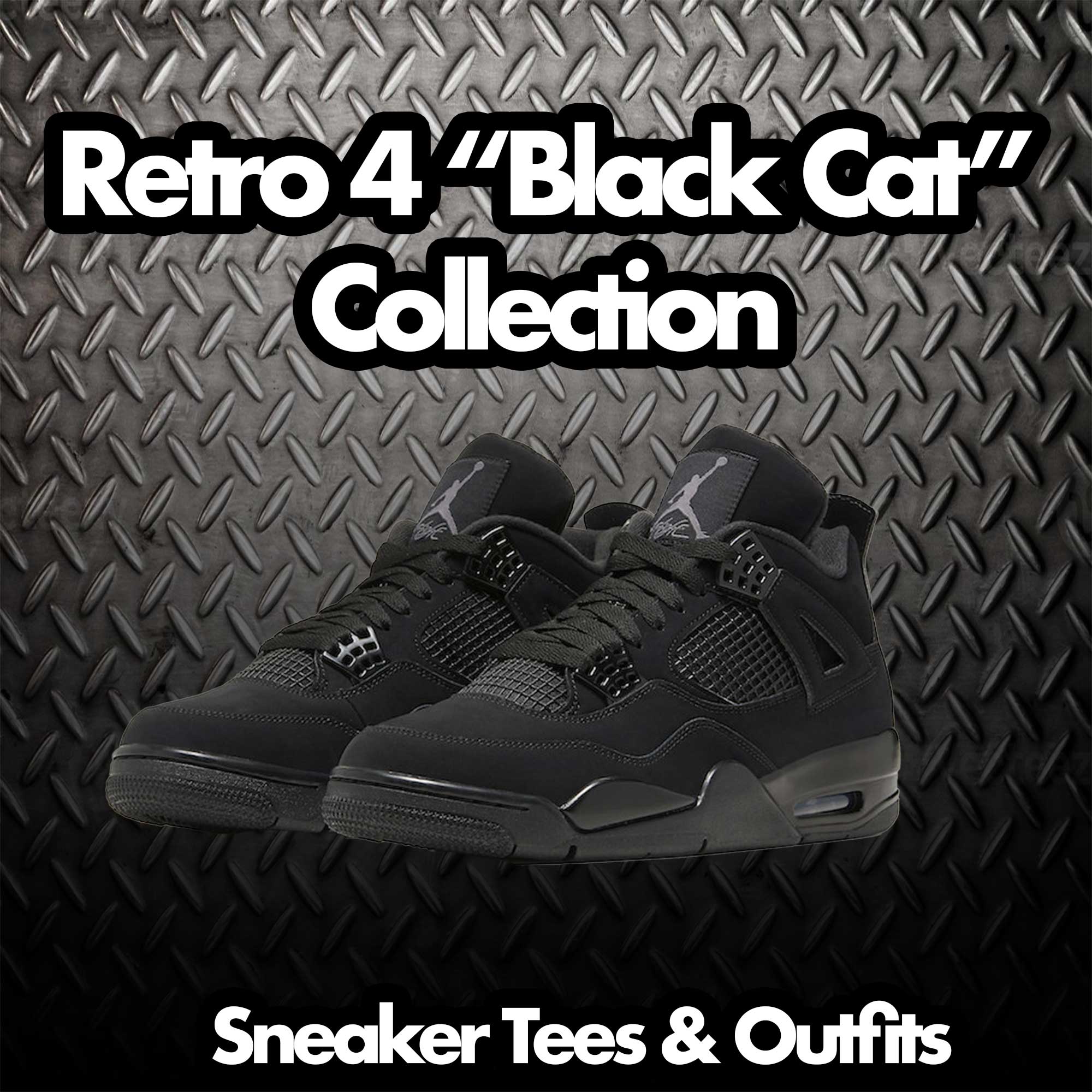 outfits with jordan 4 black cat