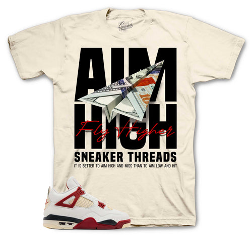 Retro 4 Brick After Brick Aim High Shirt