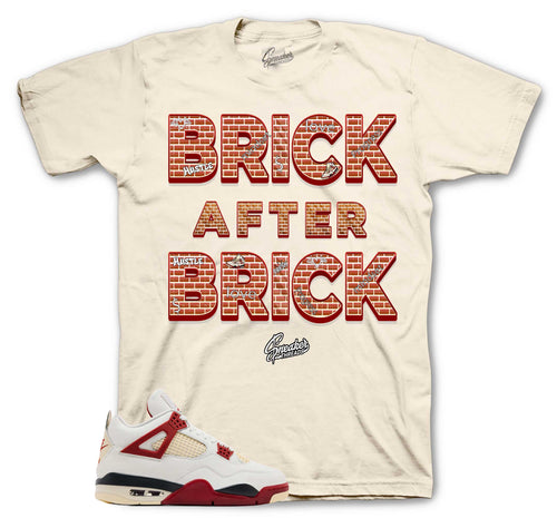 Retro 4 Brick After Brick Wall Shirt