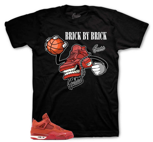 Retro 4 Brick By Brick Fly Kicks Shirt