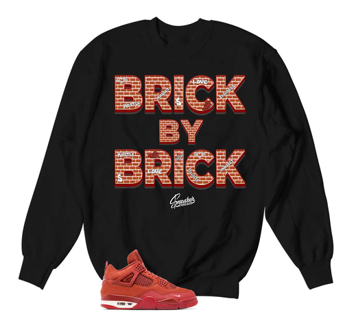 Retro 4 Brick By Brick Wall Sweater