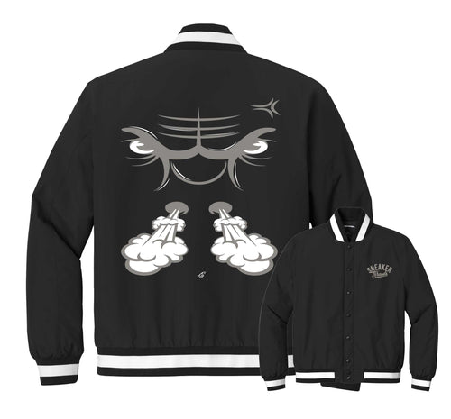 Retro 4 Cave Stone Raging Face Insulated jacket