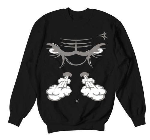 Retro 4 Cave Stone Raging Face Sweater
