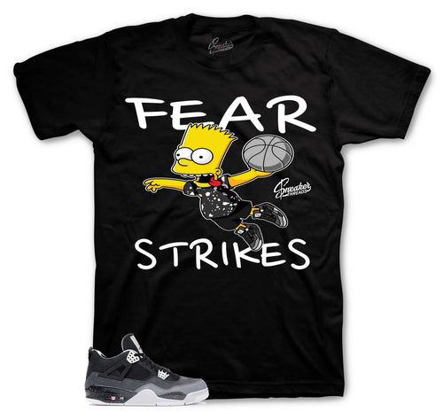 Retro 4 Fear Fear Strikes Shirt