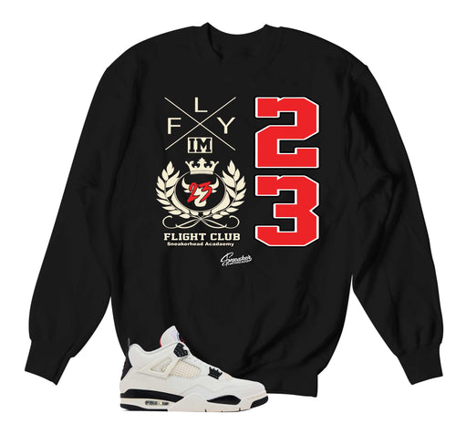 Retro 4 Flight Club Flight Crest Sweater