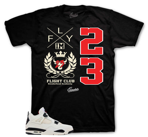 Retro 4 Flight Club Crest Shirt