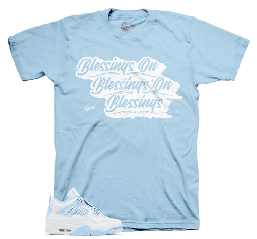 Retro 4 "Forget Me Not" Blessings Shirt