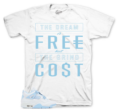 Retro 4 "Forget Me Not" Cost Shirt