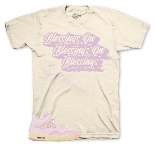 Retro 4 Iced Carmine Blessings Shirt