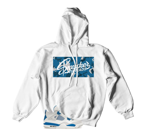 Retro 4 Industrial Blue ST Box Hoody