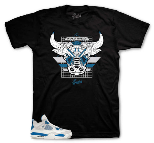 Retro 4 Industrial Blue War Bully Shirt