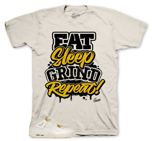 Retro 4 Metallic Gold Daily Routine Shirt
