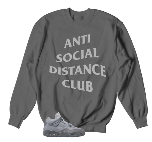 Retro 4 Wet Cement Social Distance Sweater