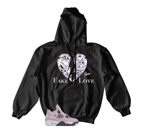 Retro 4 Orchid Fake Love Hoody