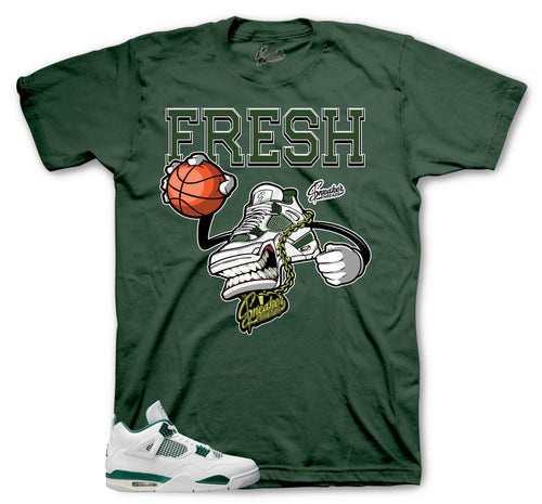 Retro 4 Oxidized Green Fly Kicks Shirt