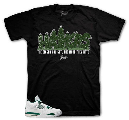 Retro 4 Oxidized Green Haters Shirt