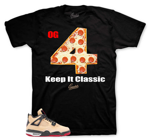 Retro 4 Pizza Keep It Classic Shirt