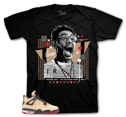 Retro 4 Pizza Buggin Out Shirt