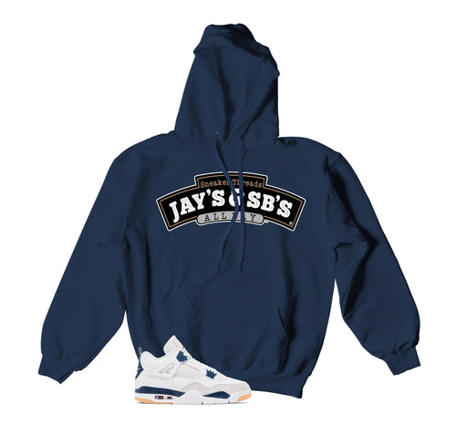 Retro 4 SB Navy Jays & SBs Hoody
