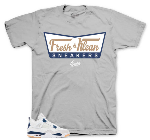 Retro 4 SB Navy Fresh Klean Shirt