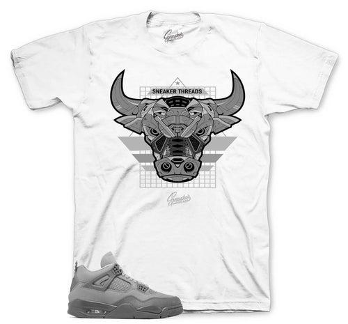 Retro 4 Wet Cement War Bully Shirt