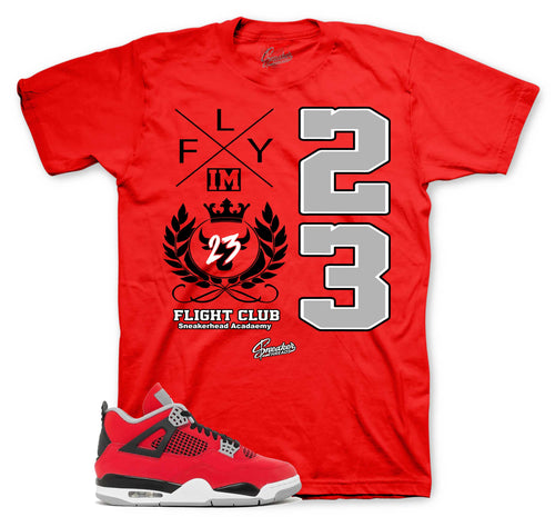 Retro 4 Toro Bravo Flight Crest Shirt