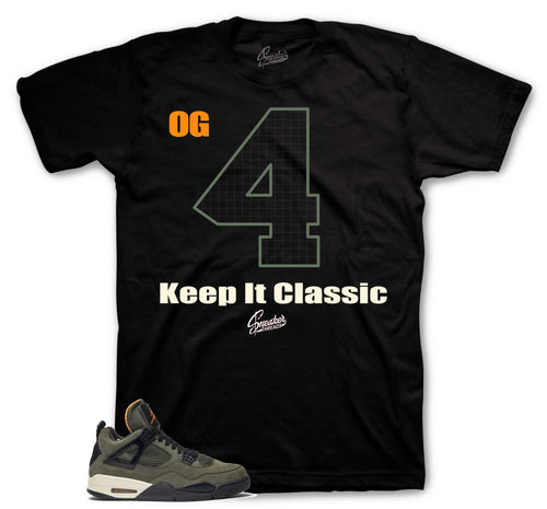 Retro 4 Deep Green Keep It Classic Shirts