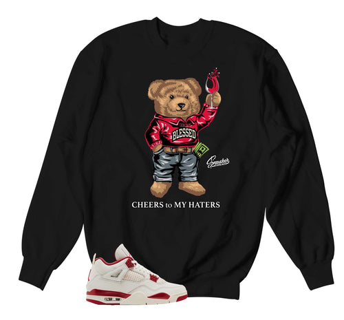 Retro 4 Valentine's Day Cheers Bear Sweater