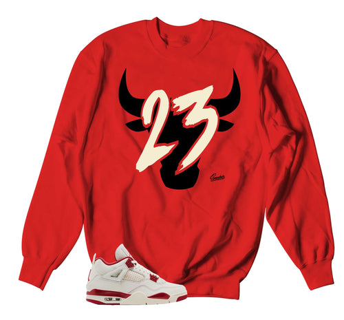 Retro 4 Valentine's Day Toro Sweater