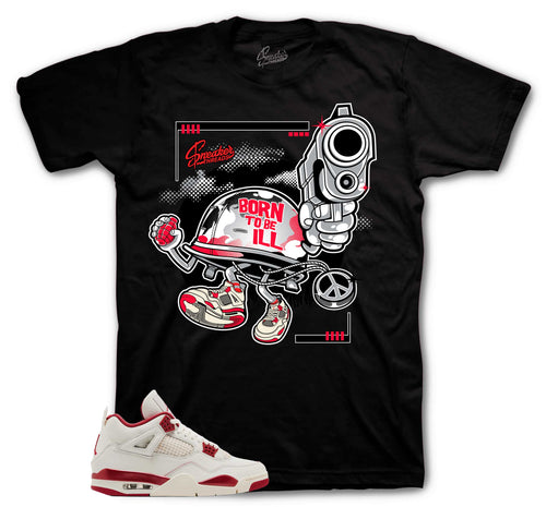 Retro 4 Valentine's Day Born To Ill Shirt