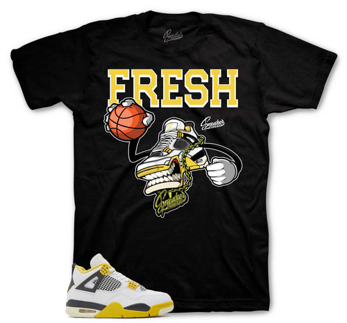 Retro 4 Vivid Sulfur Fly Kicks Shirt