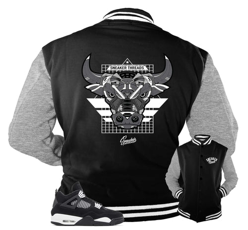 Retro 4 White Thunder War Bully Jacket