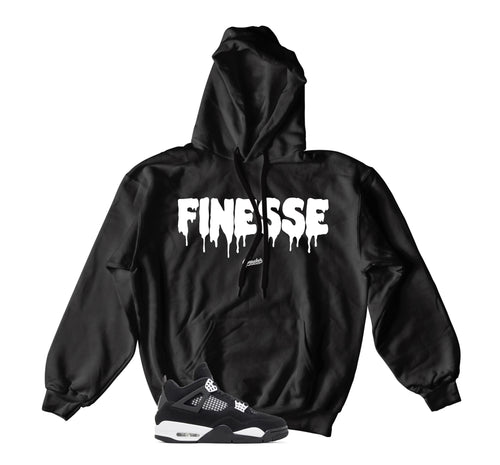 Retro 4 White Thunder Finesse Hoody