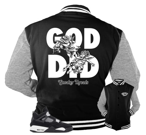 Retro 4 White Thunder God Did Jacket