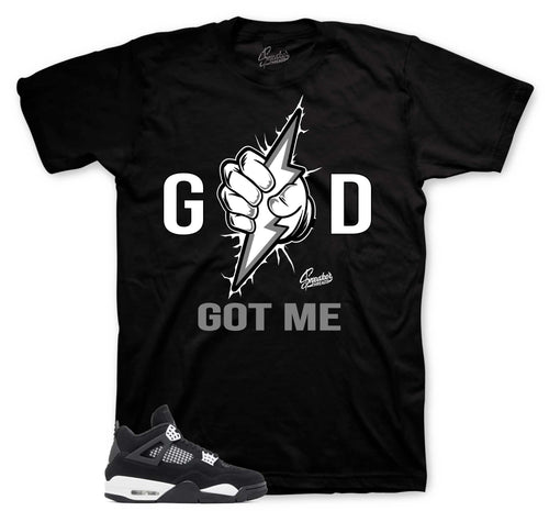 Retro 4 White Thunder God Got Me Shirt
