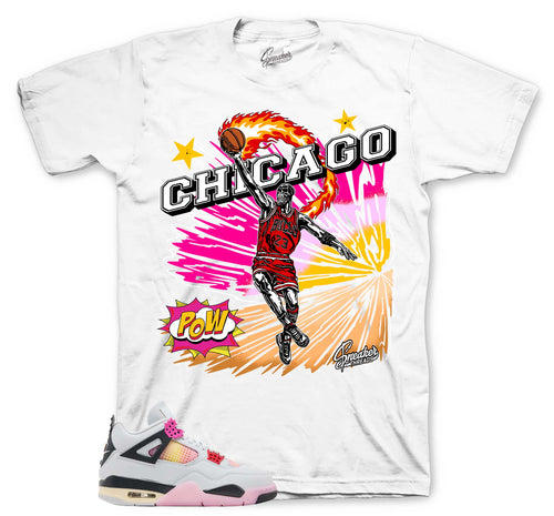 Retro 4 Comic On Fire Shirt