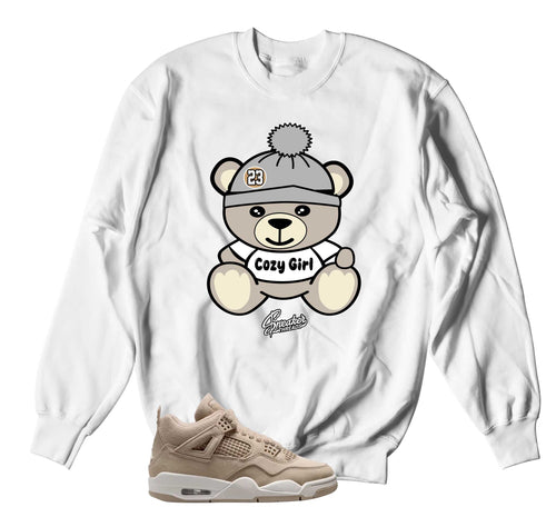 Retro 4 Cozy Girl Sneaker Bear Sweater