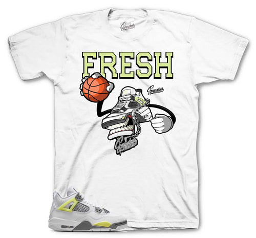 Retro 4 Lemon Twist Fly Kicks Shirt