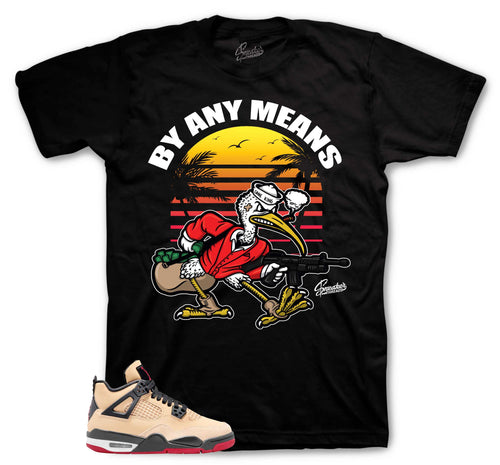 Retro 4 Pizza By Any Means Shirt