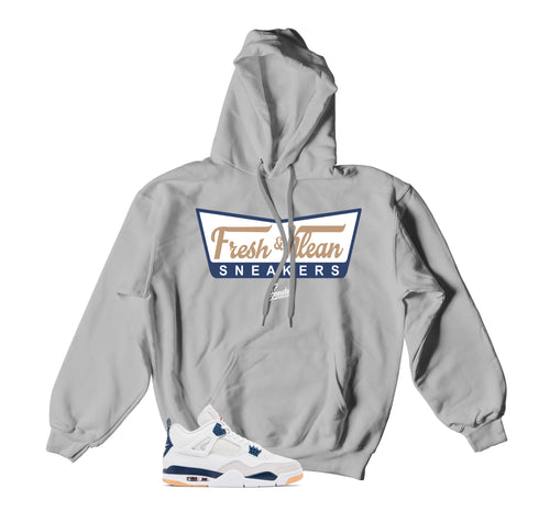 Retro 4 SB Navy Fresh Klean Hoody