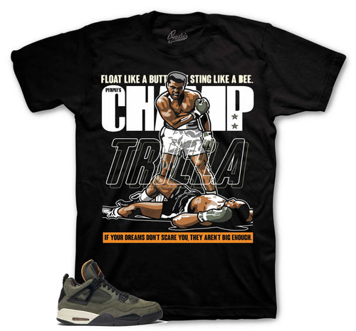 Retro 4 Deep Green Keep It Champ Shirts