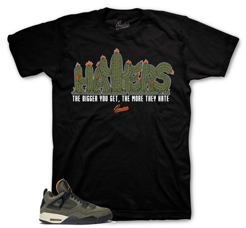 Retro 4 Deep Green Haters Shirts