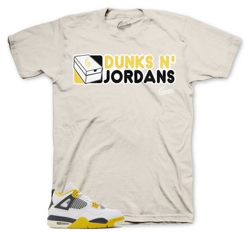 Retro 4 Vivid Sulfur Dunks N Jordans Shirt